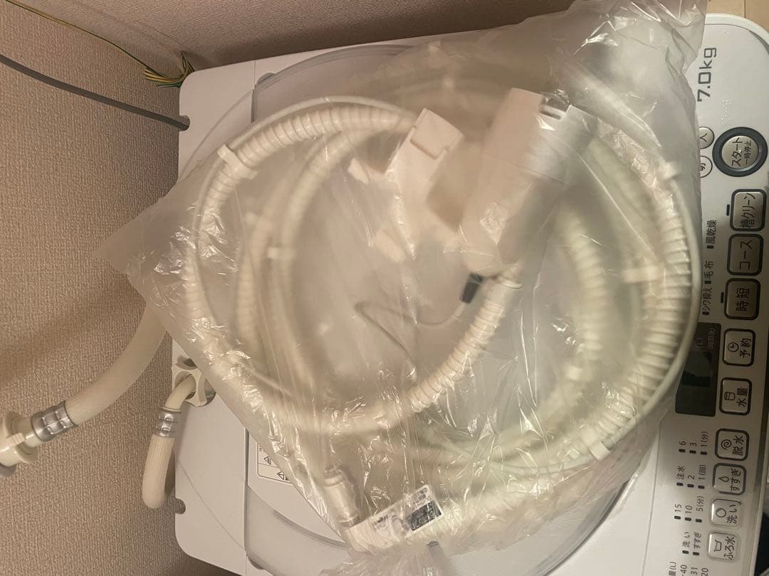 【美品】SHARP2020年製　洗濯機7kg ES-KS70V