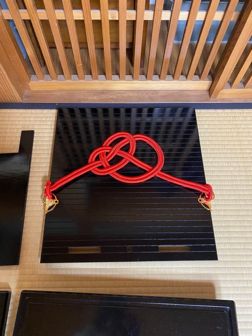 茶道具/御園棚セット① 立礼棚 裏千家 淡々斎好写 丸炉 電熱器 畳み椅子×2脚
