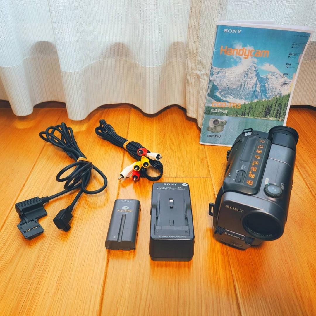 【動作確認済】 SONY Hi8 高画質 ビデオカメラ ACアダプタ セット