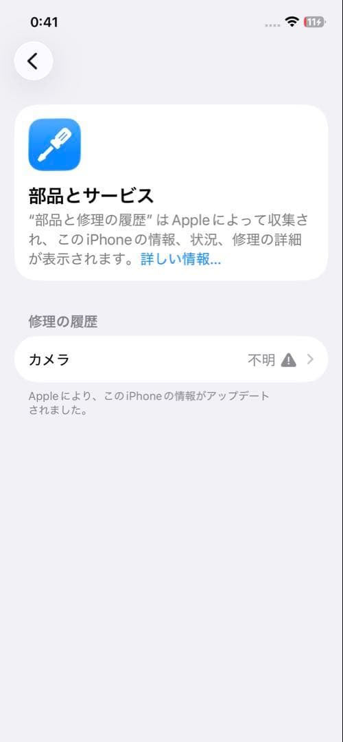 ジャンク　iPhone 12pro シルバー256GB 背面割れ