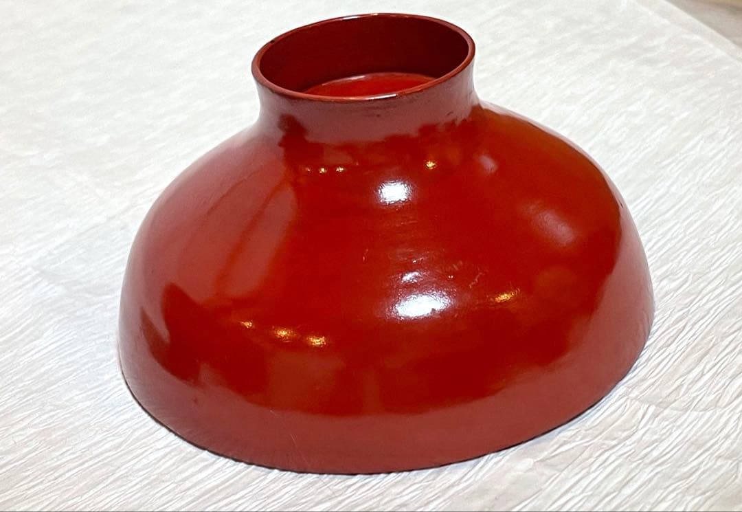時代物 天然木　漆器 本珠 吸物椀 蓋付き 10客セット 木箱付 171