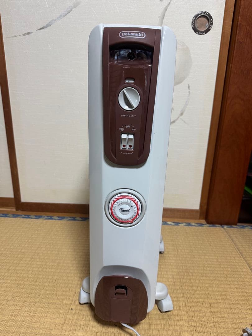 オイルヒーター ホワイト温度調節機能付き
