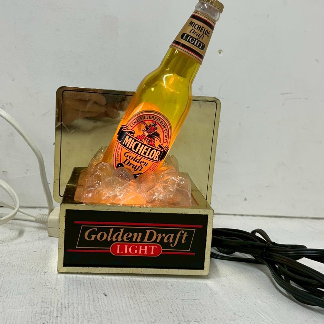 Michelob Golden Draft Light 販促用ライトサイン 看板