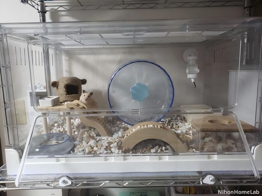 完全透明大型アクリルケージ70.5cm！ハムスターから爬虫類まで