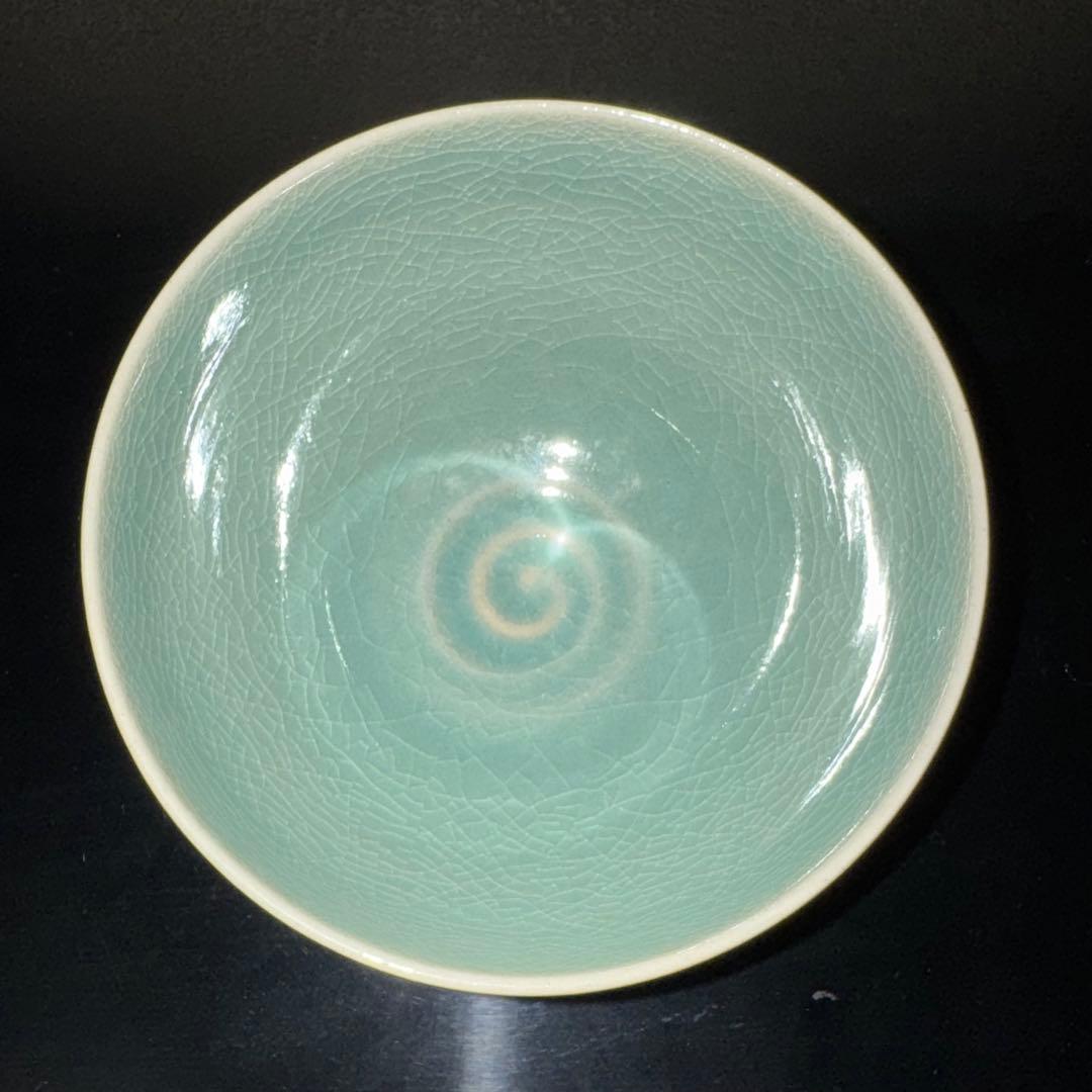 茶道具　《抹茶茶碗》漢青　金福漢
