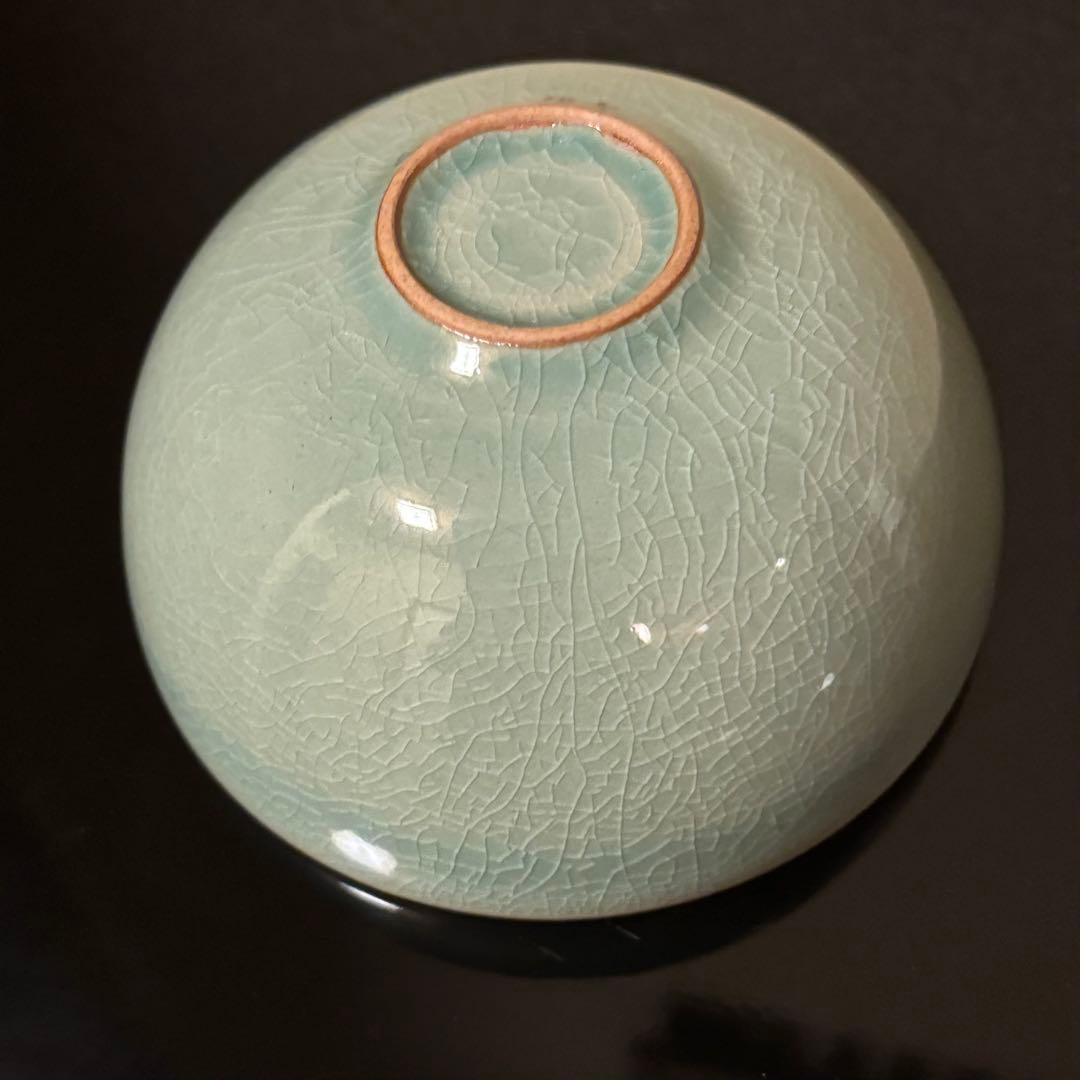 茶道具　《抹茶茶碗》漢青　金福漢