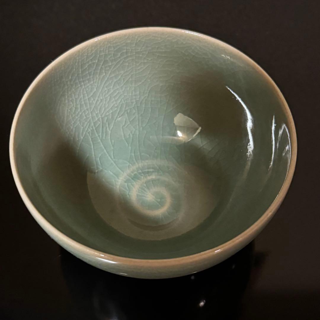 茶道具　《抹茶茶碗》漢青　金福漢