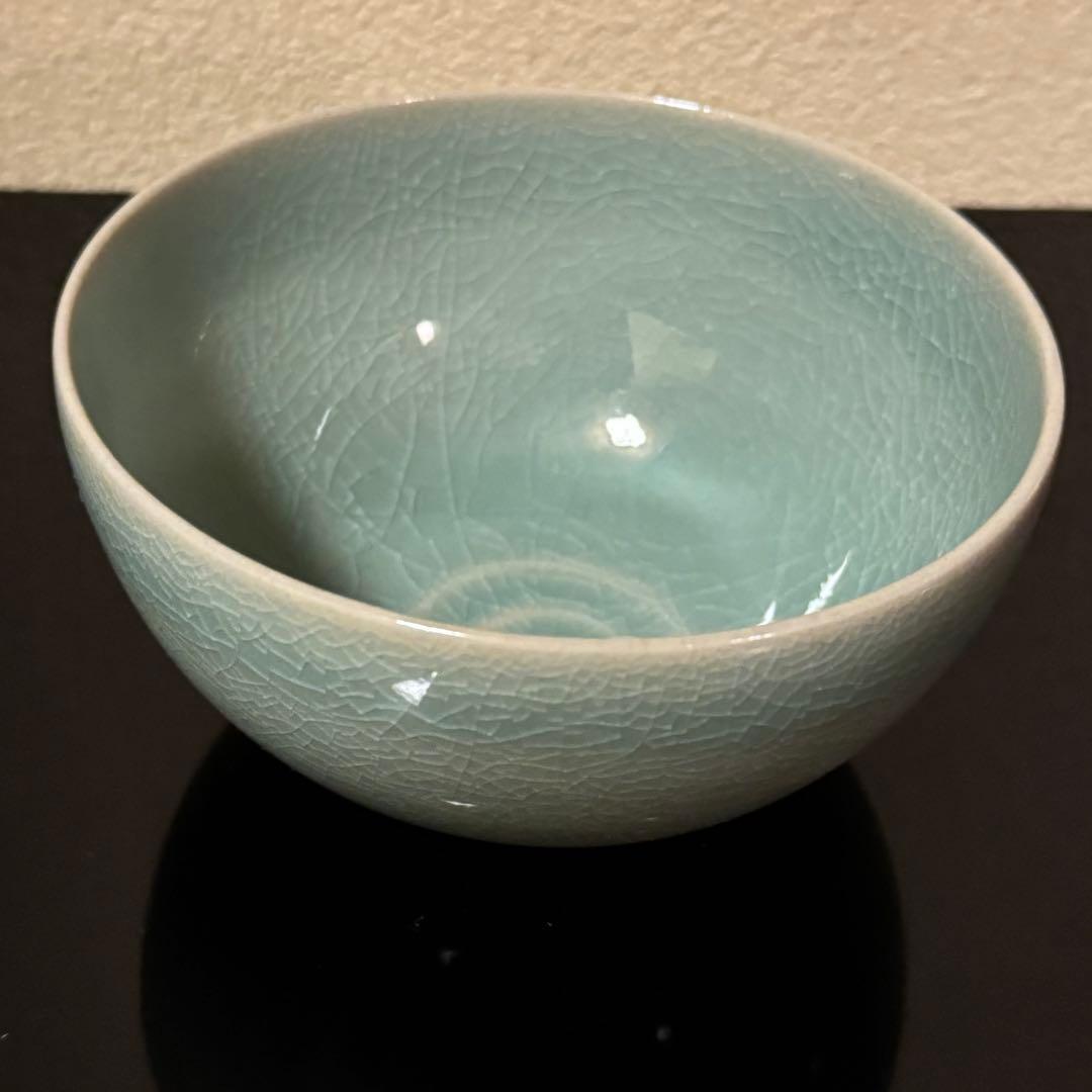 茶道具　《抹茶茶碗》漢青　金福漢