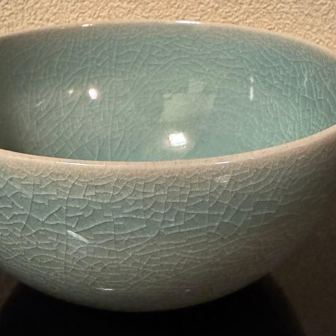 茶道具　《抹茶茶碗》漢青　金福漢