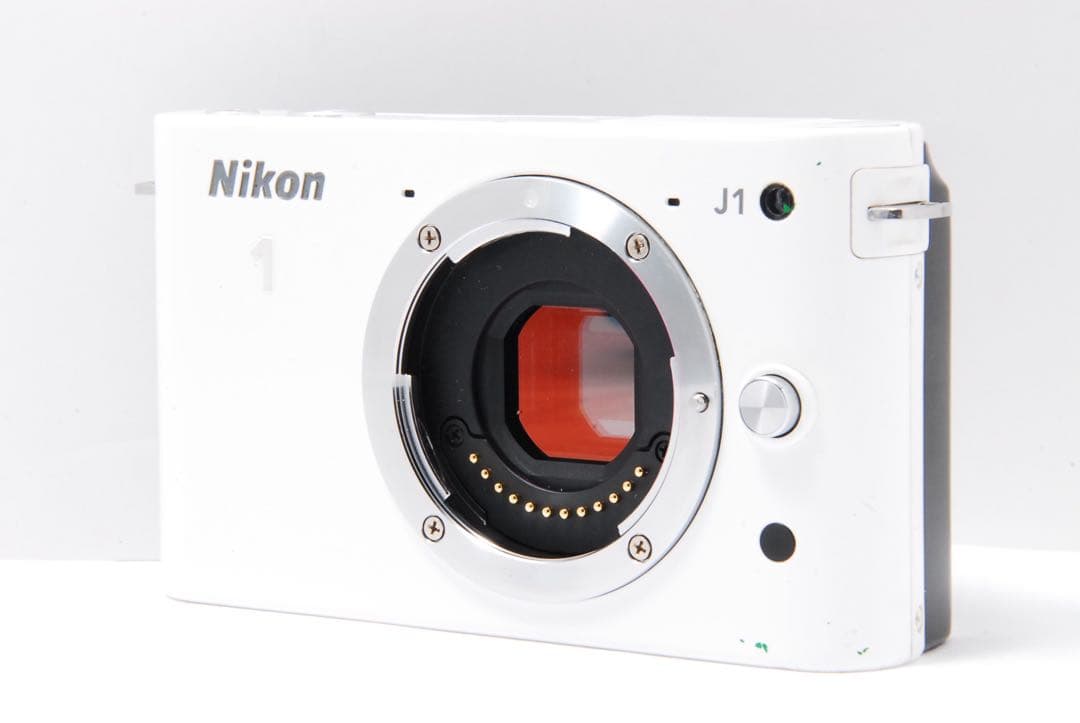 Nikon 1 J1 ホワイト ミラーレス スマホ転送 標準ズームレンズキット