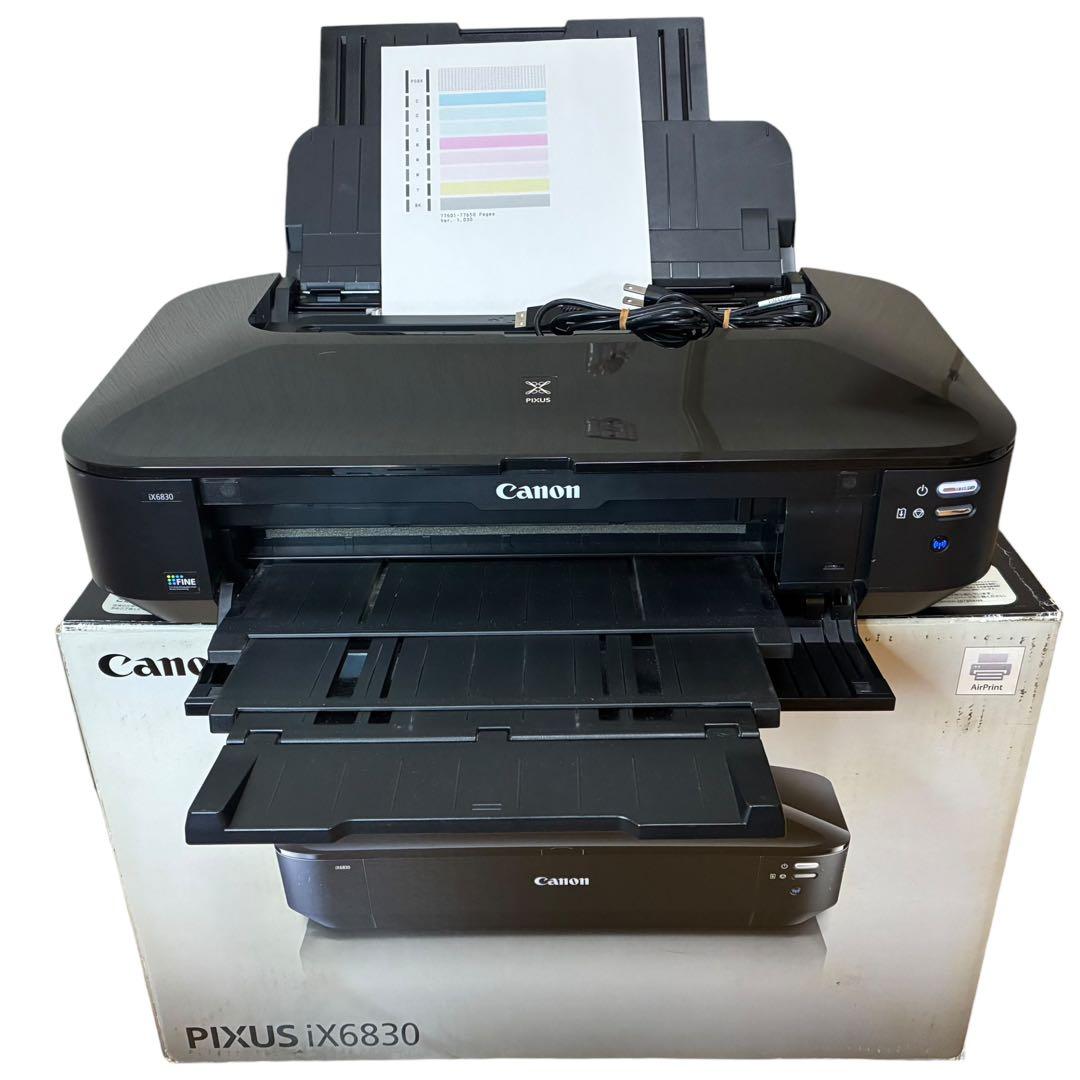 ✨Canon PIXUS iX6830 A3対応 純正インク 電源.USB付き
