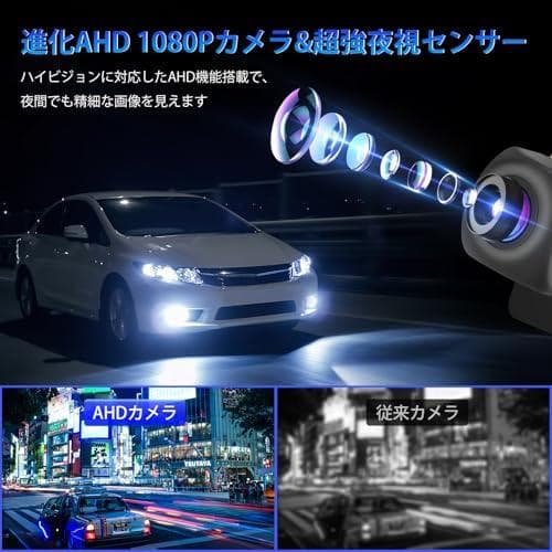 【新型2種類の電源供給】 AHD 4.3インチLCDモニターバックカメラモDXT