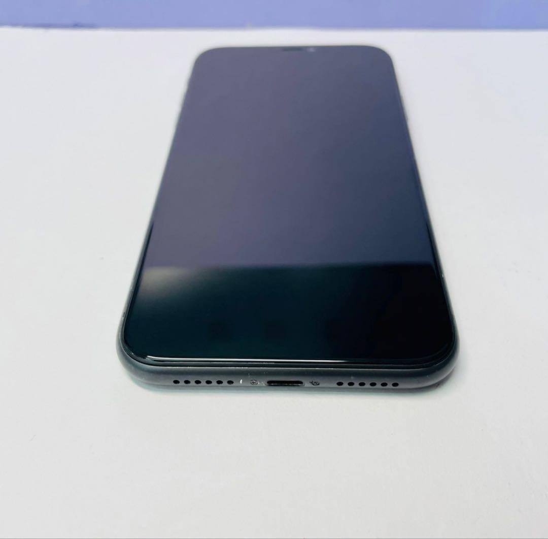 美品 iPhone 11 ブラック 128GB SIMフリー ガラスフィルム