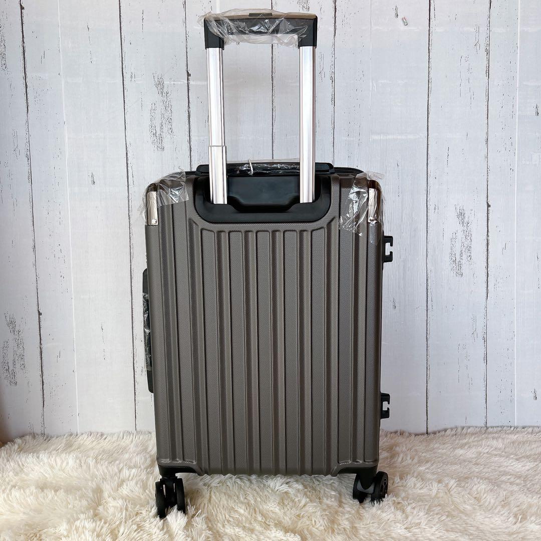 新品★軽量 スーツケース 機内持込 キャリーケース TSAローク グレー S