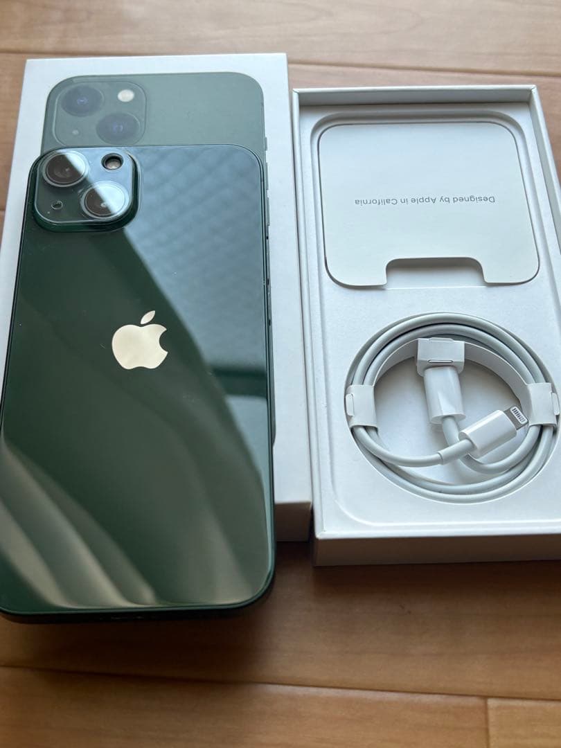 【美品】iPhone 13 グリーン 128GB SIMフリー