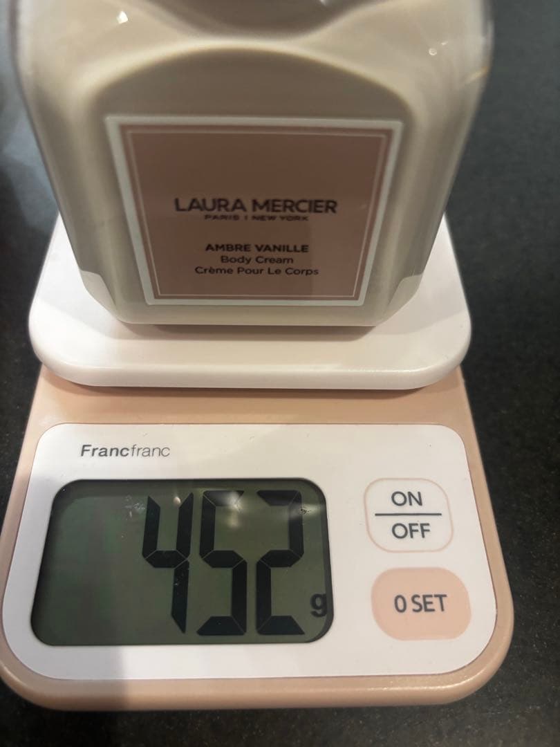 LAURA MERCIER ホイップドボディクリーム アンバーバニラ 340g