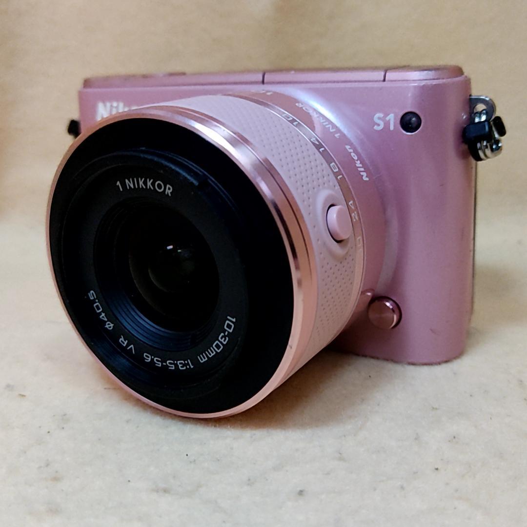 Nikon 1 S1 ピンク ミラーレスカメラ