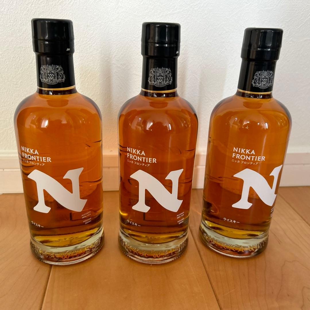 NIKKA FRONTIER ウイスキー 500ml 48% 3本セット