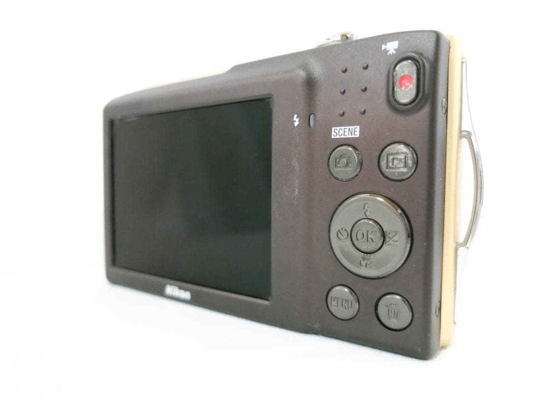 動作未確認 デジタルカメラ Nikon COOLPIX S3300 ゴールド