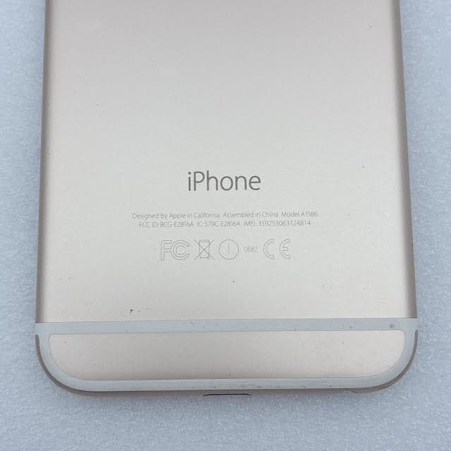 【美品】iPhone 6 64GB ゴールド 本体 バッテリー94%