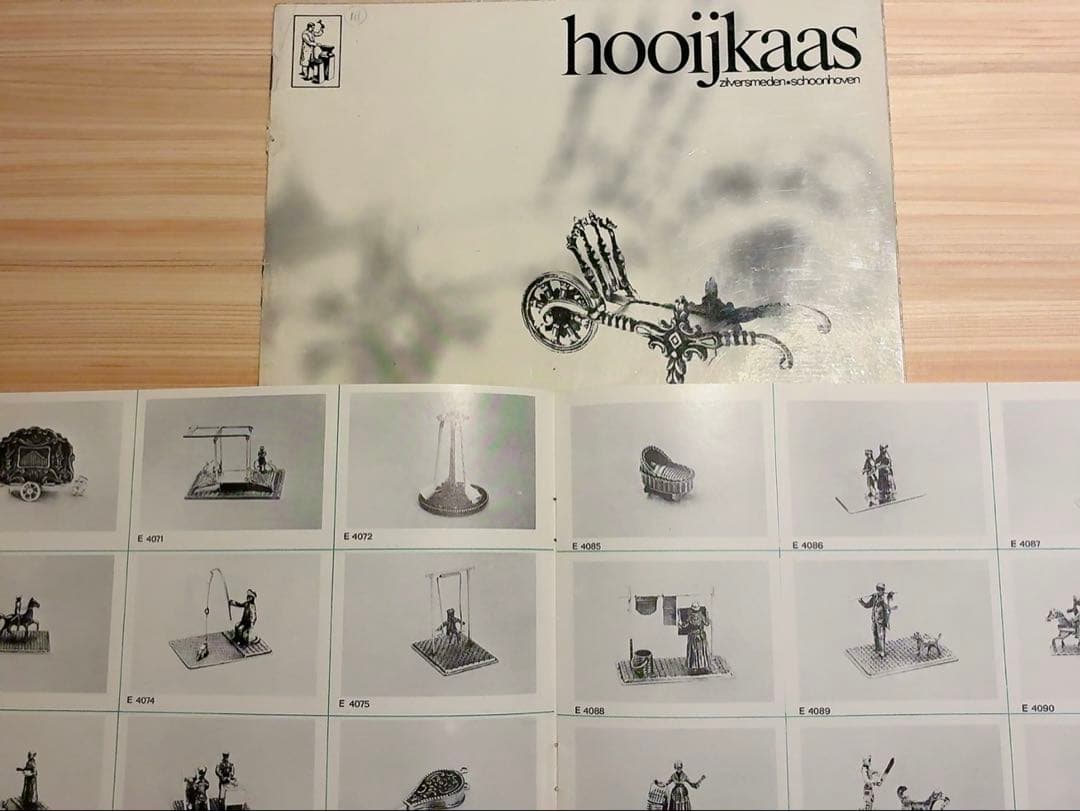 オランダHooijkaas社製、純銀835S『ミニチュア・ワイン樽運び人』