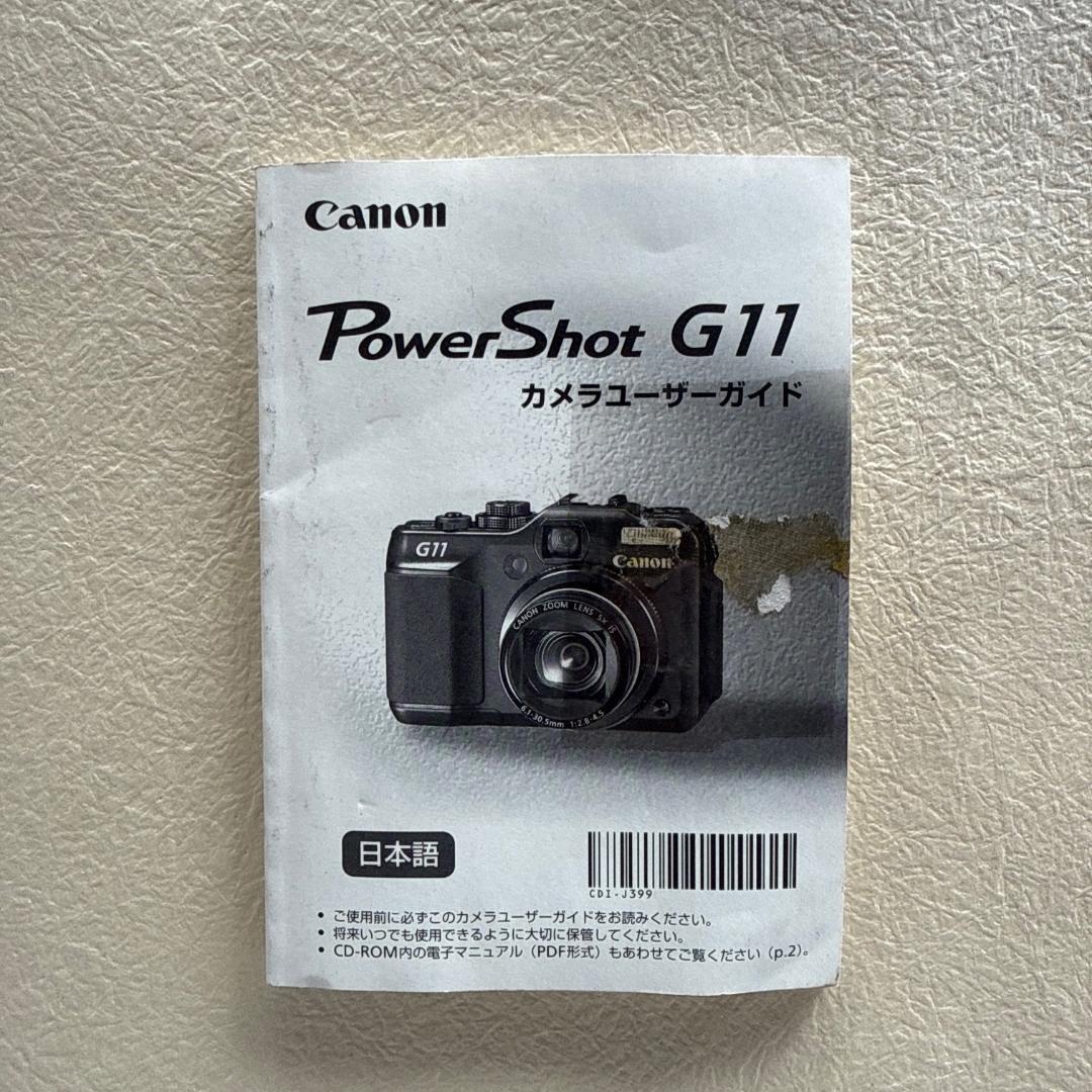 Canon PowerShot G11デジタルカメラ