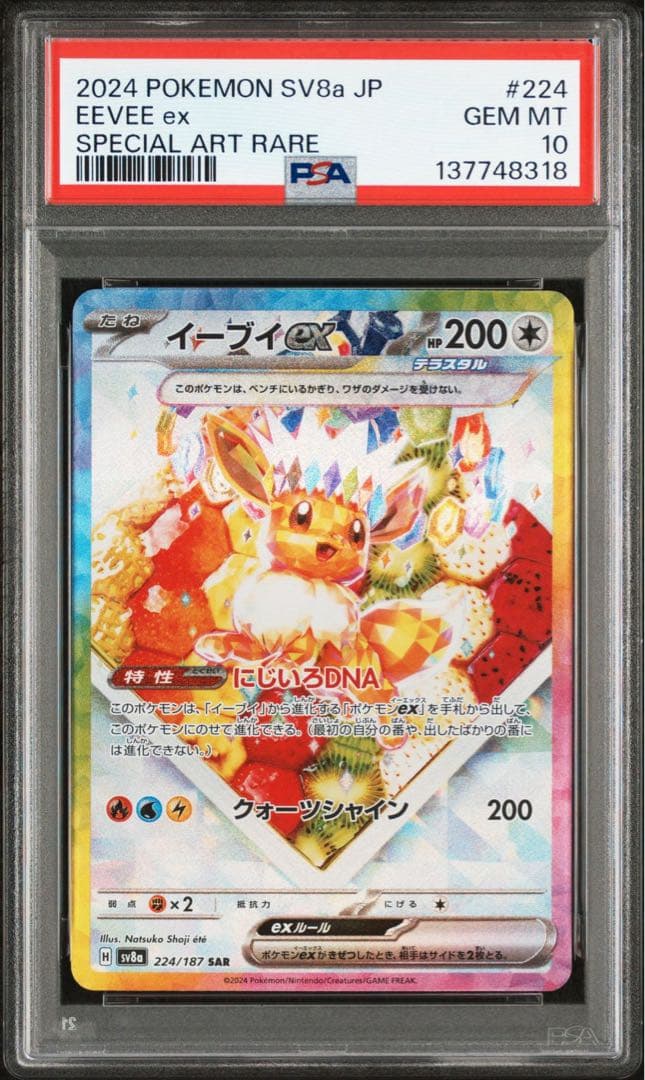 【PSA10】10連番‼️ブイズセット テラスタルフェス