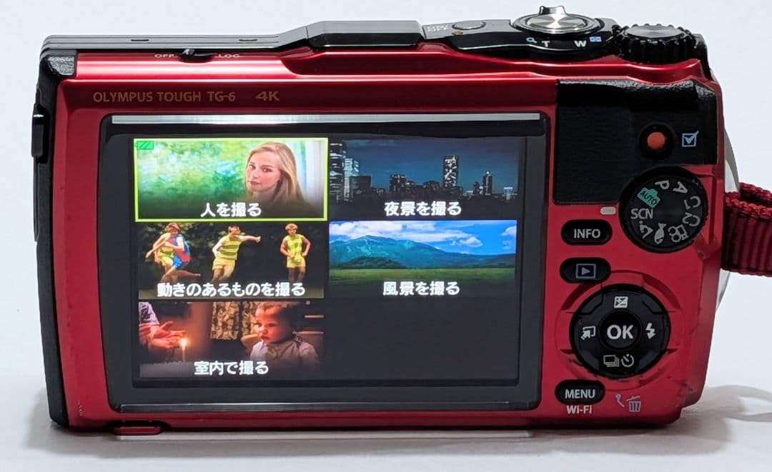 OLYMPUS TG-6 RED レンズアダプター付き オリンパス