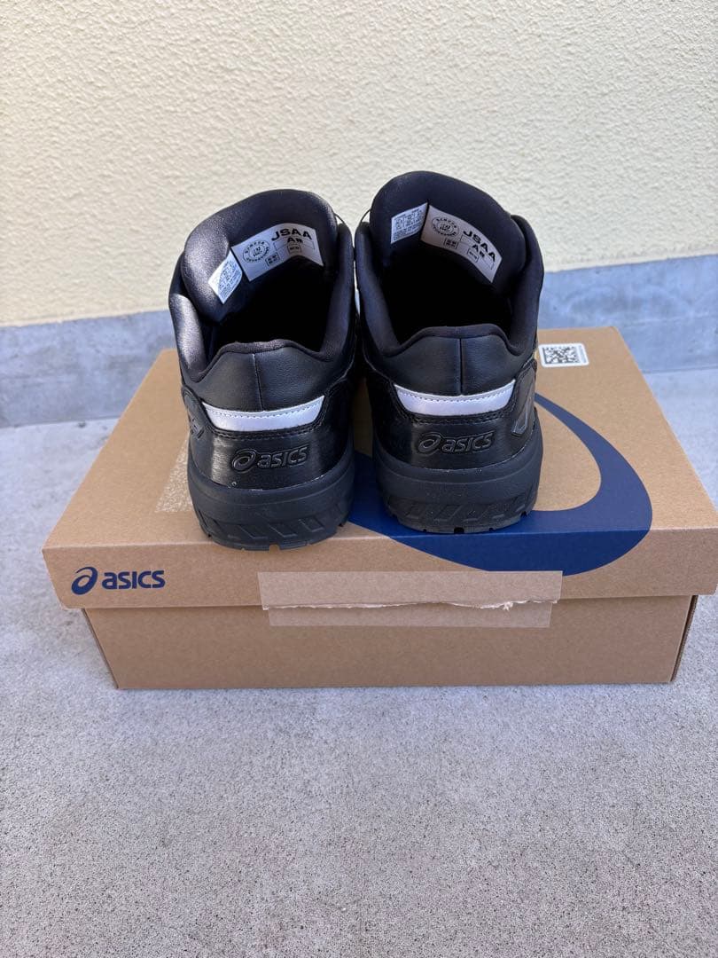 asics ダイヤル式安全靴 ブラック/イエロー