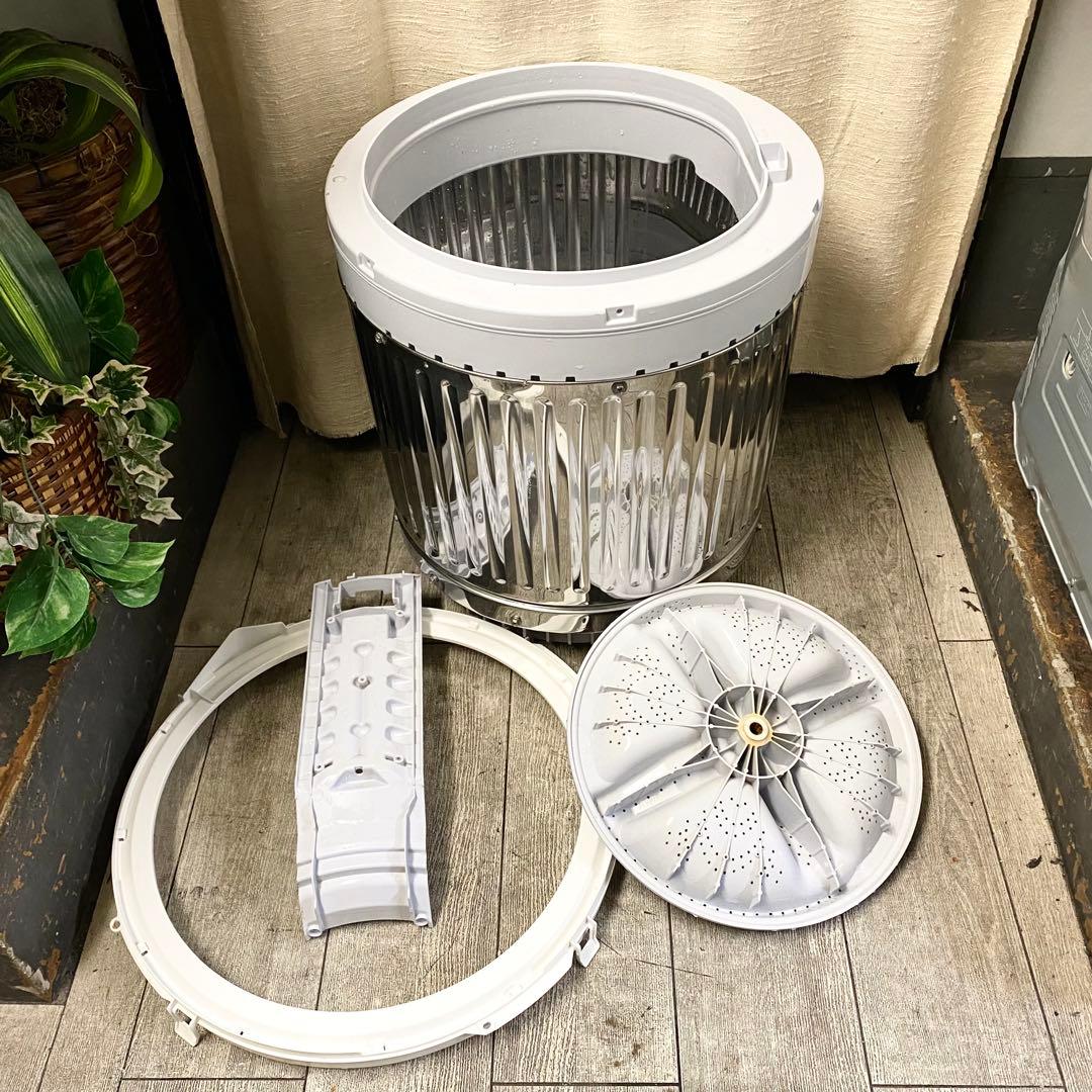 分解清掃済みで気持ちよく使えます♪穴なし槽で節水！全自動洗濯機6.0kg