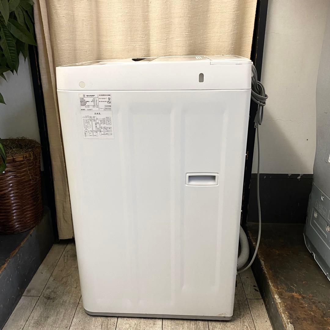 分解清掃済みで気持ちよく使えます♪穴なし槽で節水！全自動洗濯機6.0kg