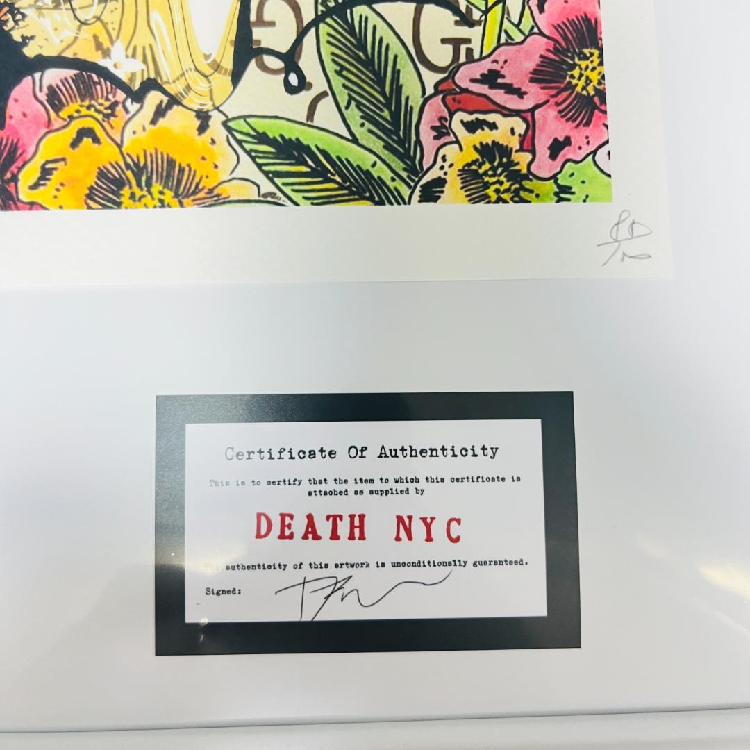 DEATH NYC　世界限定100枚アートポスター スヌーピー× Supreme