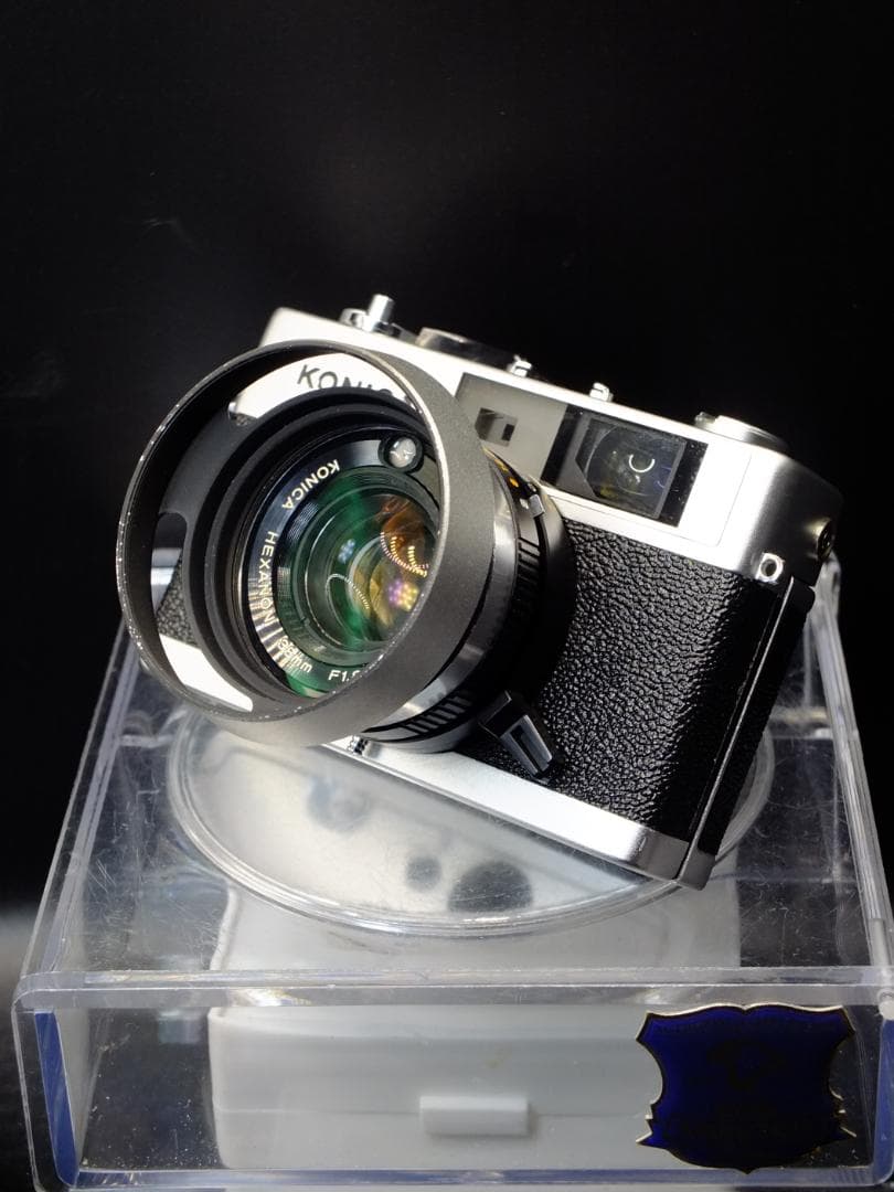 コニカC35FDシルバー／ヘキサノン38mmf1.8【実写確認済整備品】