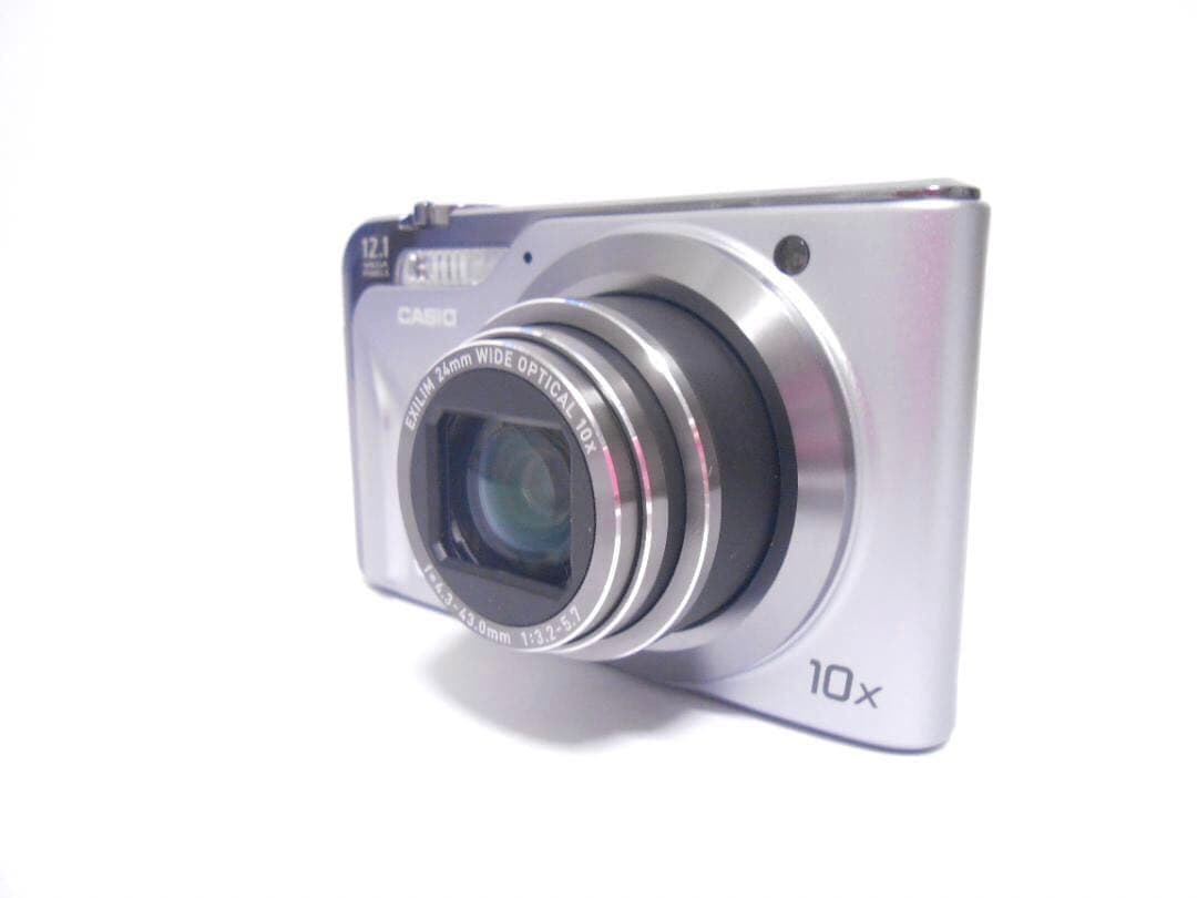 【極美品・返品保証】カシオ　CASIO EXILIM EX-H10 シルバー