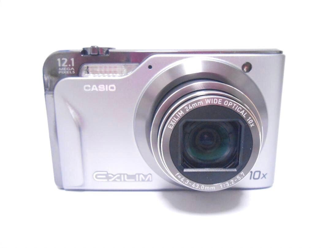 【極美品・返品保証】カシオ　CASIO EXILIM EX-H10 シルバー