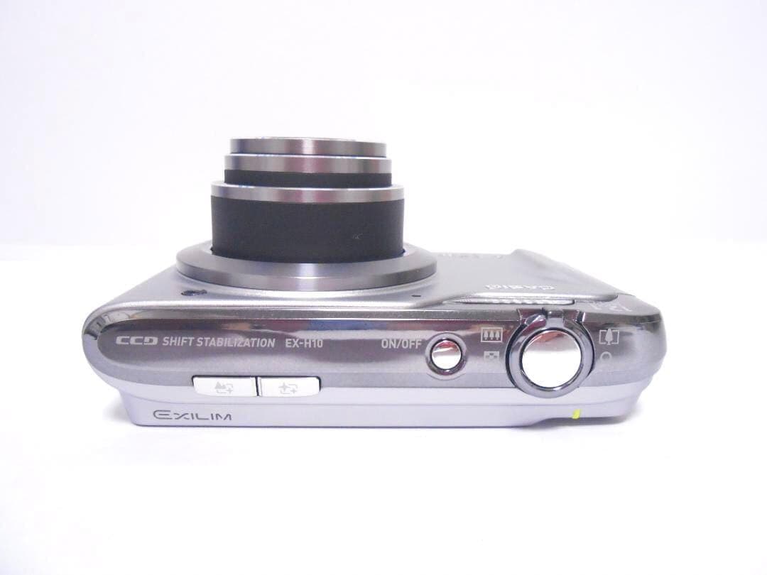 【極美品・返品保証】カシオ　CASIO EXILIM EX-H10 シルバー