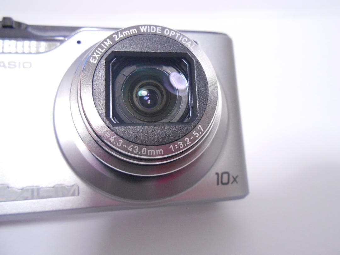 【極美品・返品保証】カシオ　CASIO EXILIM EX-H10 シルバー