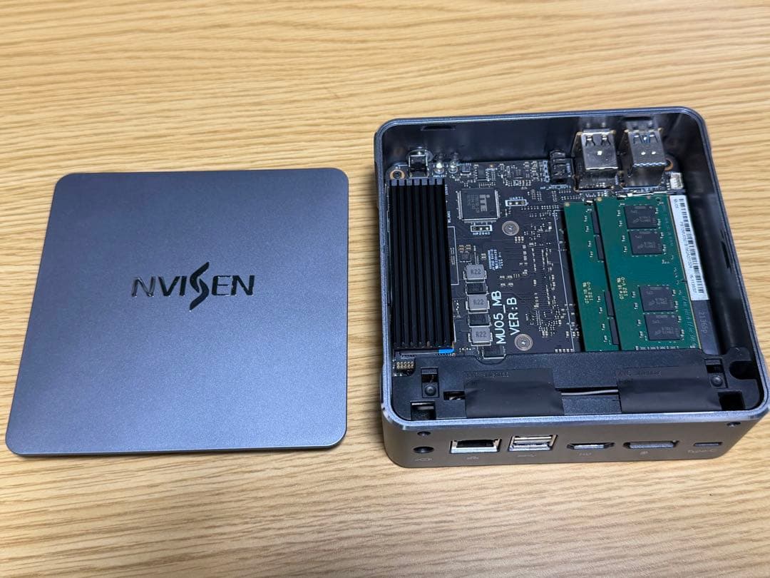 NVISEN ミニPC i5 1135G7 メモリ16GB SSD 2TB
