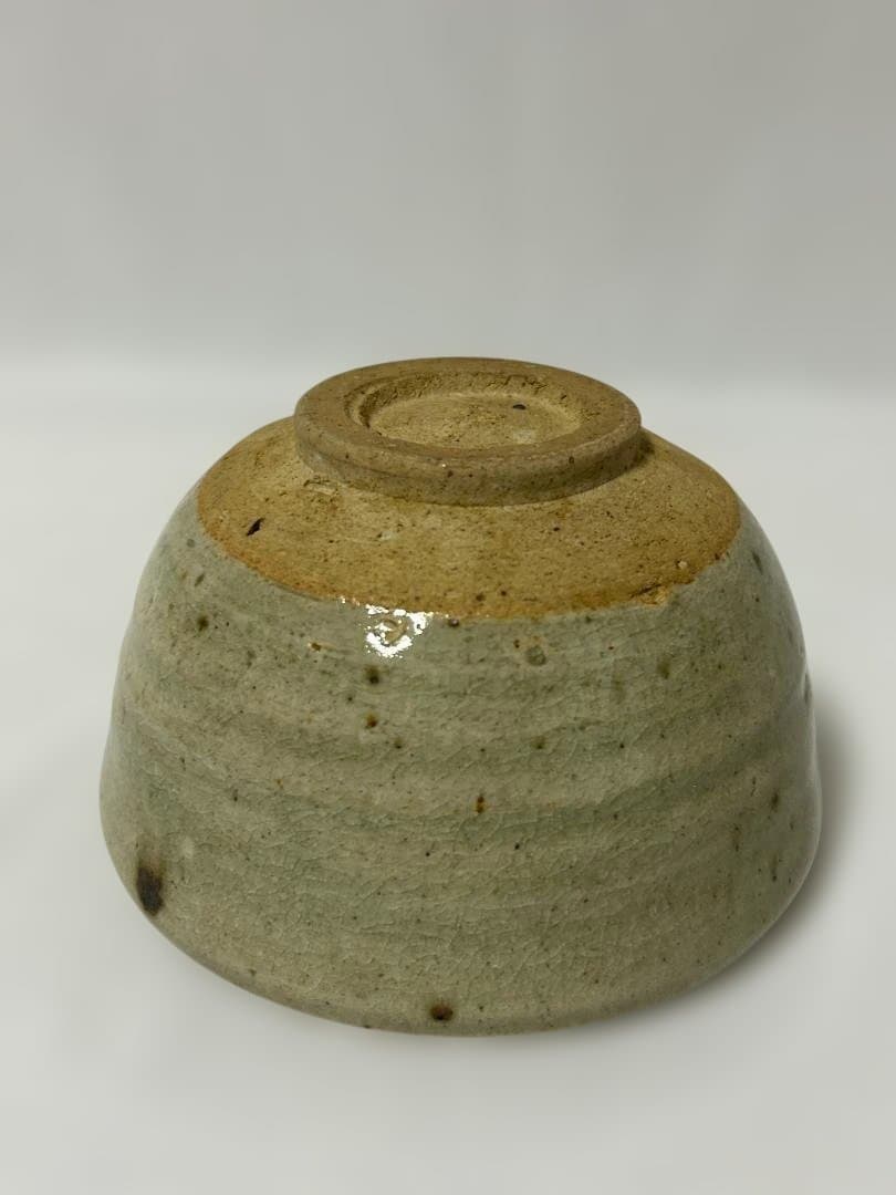 抹茶椀 見込み 陽刻 在銘 ろくろ目 作家 茶器 茶道具 茶碗