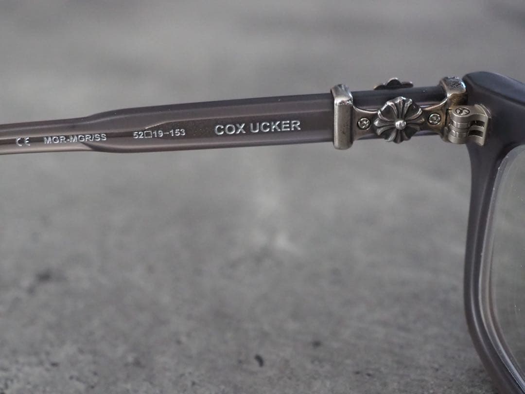 稀少　美品　クロムハーツ　メガネ　COX LUCKER コックスアッカー