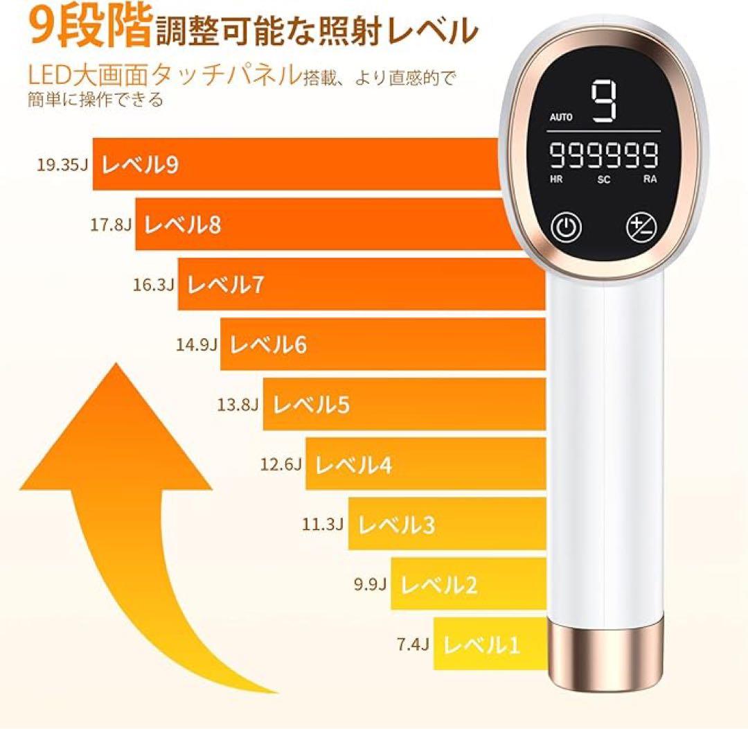脱毛器 レディース メンズ VIO対応 光脱毛　3in1多機能軽量 男女兼用