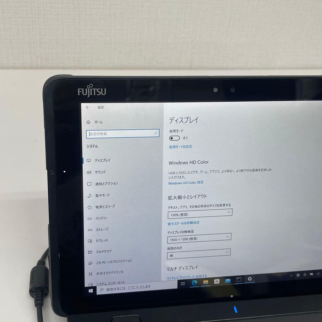 #385 富士通ARROWS Tab Q509/VB Celeron N4100