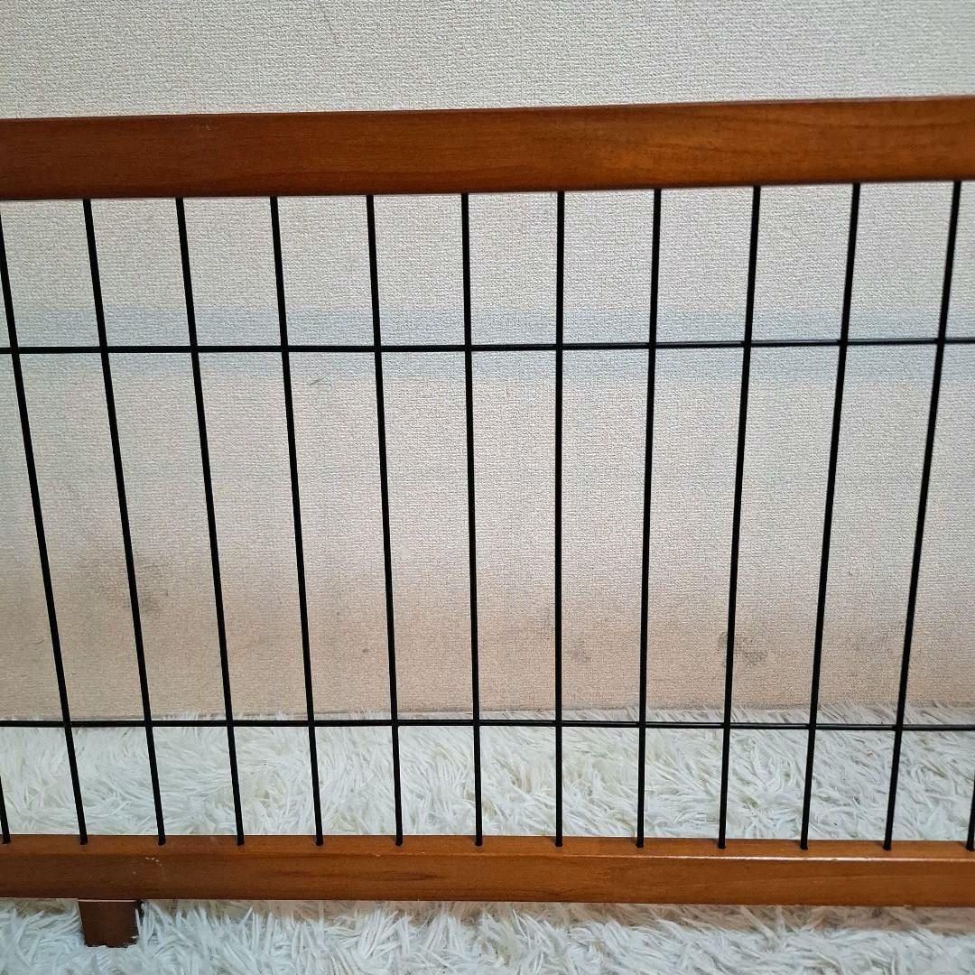 【生産終了品】アイリスプラザ ペットゲート ブラウン ブラック