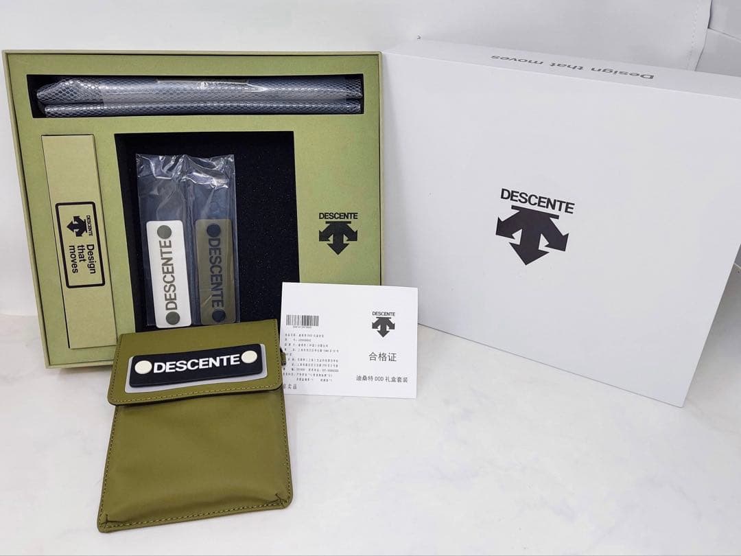 DESCENTE 小型扇風機 ポーチ パスケース まとめ売り