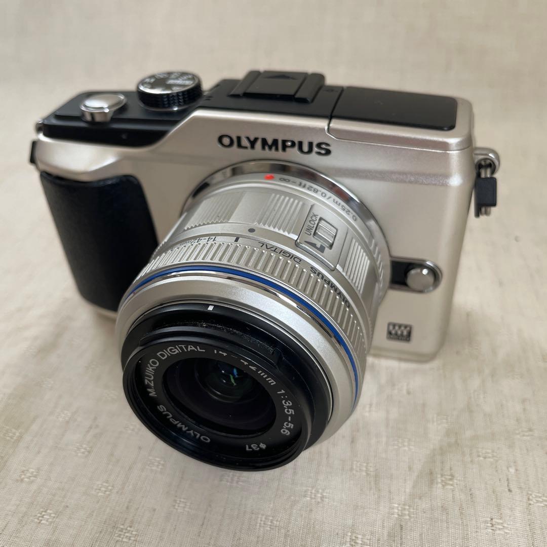 OLYMPUS PEN E-PL2 ミラーレス一眼 ダブルズーム※キャップ欠品