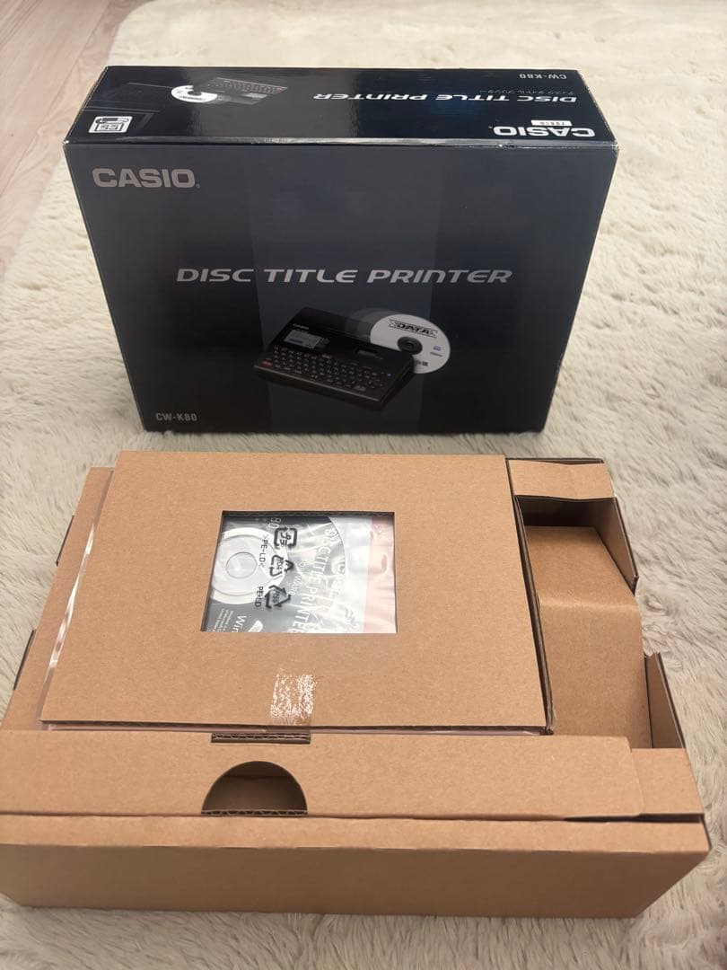 CASIO ディスクタイトルプリンター CW-K80