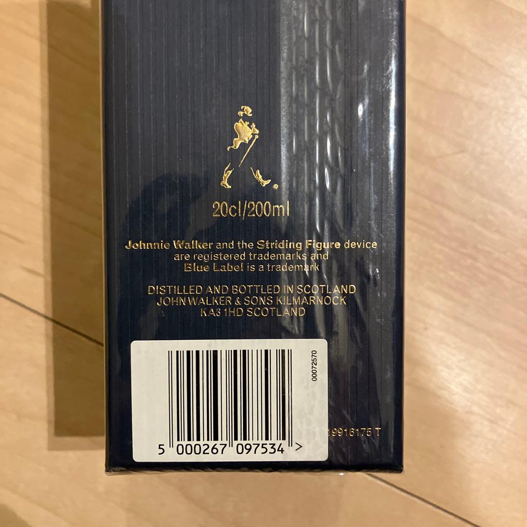 ジョニーウォーカー ブルーラベル 200ml 43%
