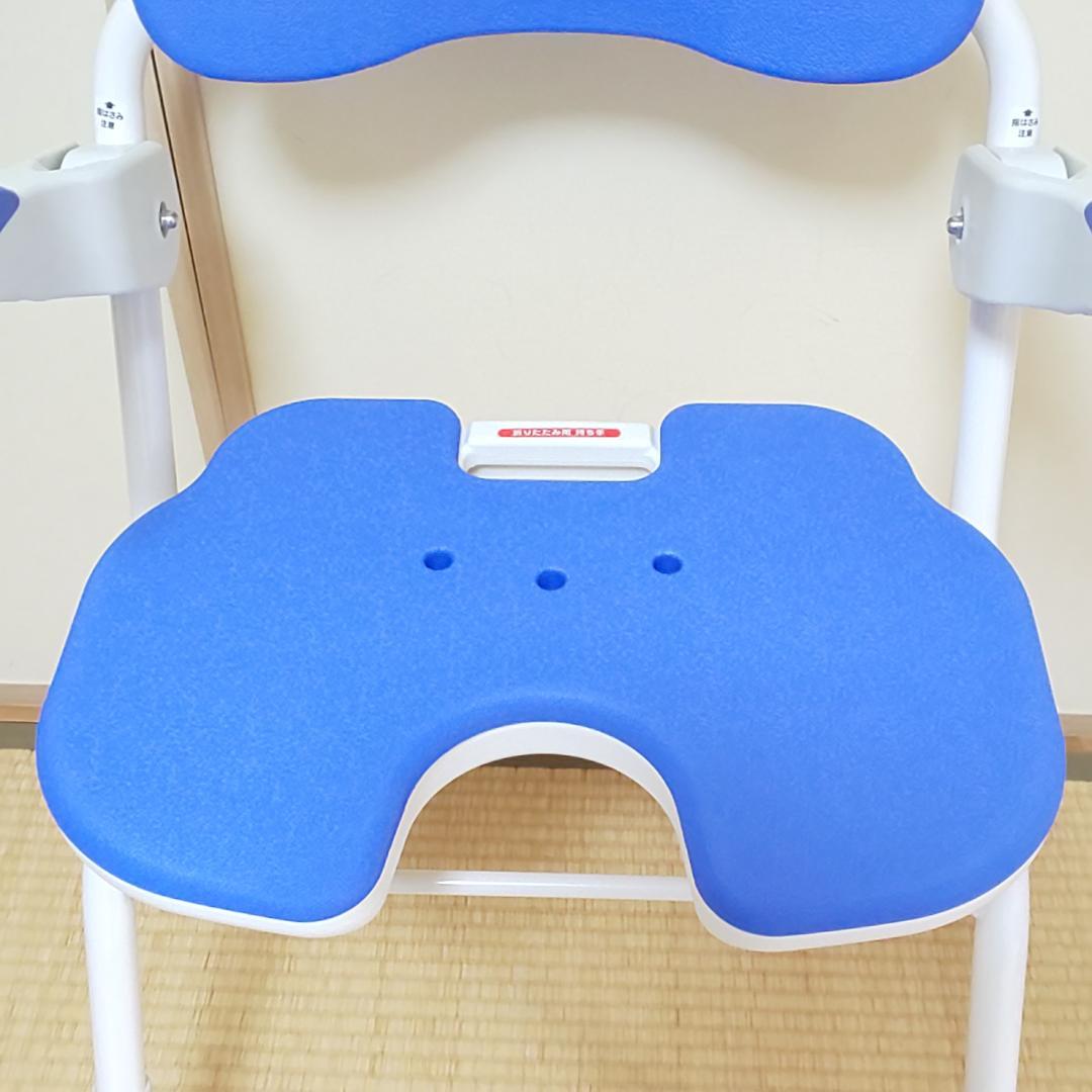 アロン化成 安寿 シャワーベンチ 介護用 風呂椅子 折りたたみ 説明書付