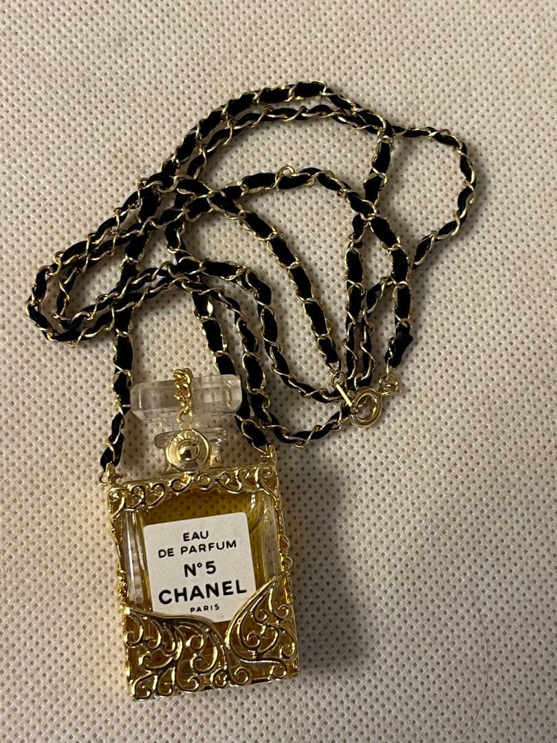 極美品 CHANEL N°5 香水 ネックレス ヴィンテージ ペンダント 稀少
