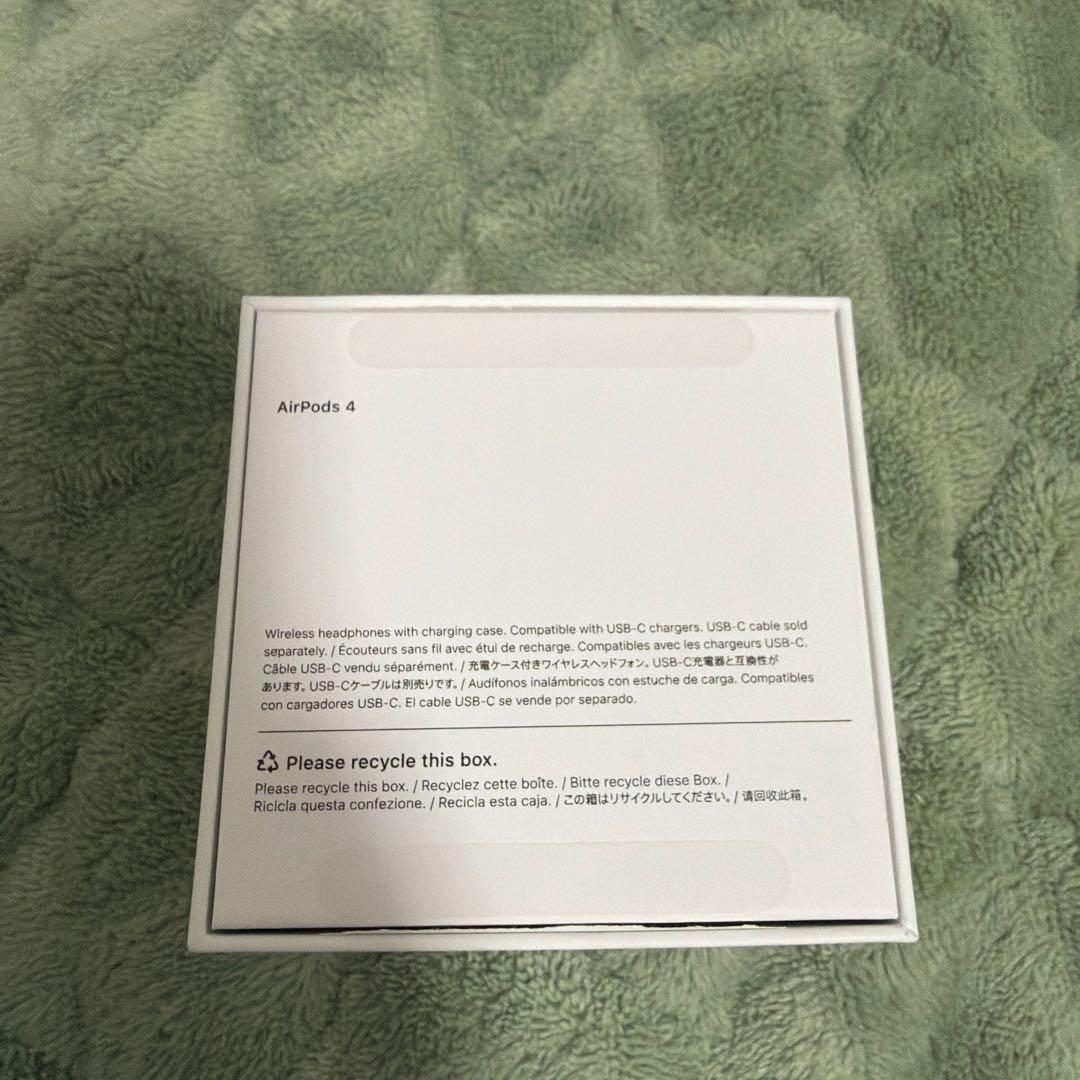 Apple アップルAirPods4ノイズキャンセリング非搭載モデル